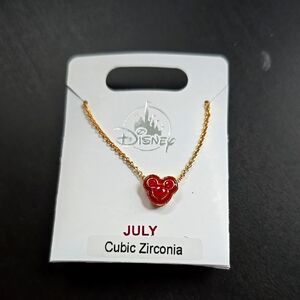 Disney Red Cubic Zirconia Necklace